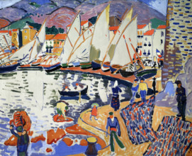 'Drying the Sails', 1905.  Creator: Andre Derain.