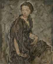 Portrait of Tilla Durieux, 1912. Creator: Max Oppenheimer.