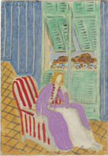 La robe violette, 1942. Creator: Henri Matisse.