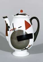 Coffee pot, c. 1925. Creator: Nikolay Suetin.