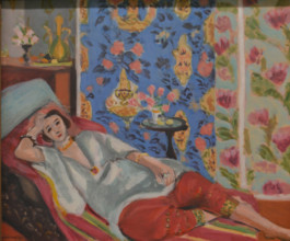 Odalisque in Red Trousers, early-mid 20th century.  Creator: Henri Matisse.