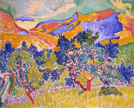 Mountains at Collioure, 1905. Creator: Andre Derain.