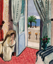 Interior at Nice (Room at the Hôtel Méditerranée), ca 1919. Creator: Henri Matisse.