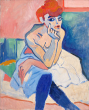 Woman in a Chemise (Dancer), 1906.  Creator: Andre Derain.