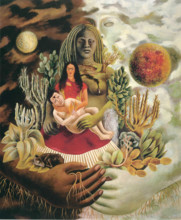 The Love Embrace of the Universe, the Earth (Mexico), Myself, Diego and Señor Xólotl., 1949. Creator: Frida Kahlo.