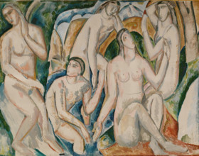 Les baigneuses, c1908.  Creator: Andre Derain.