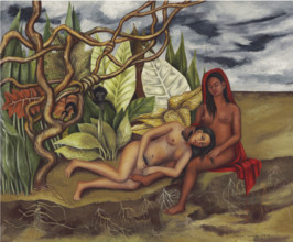 Two Nudes in the Forest (The Land Itself), 1939.  Creator: Frida Kahlo.