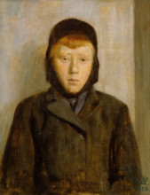 Young, red-haired boy , 1906. Creator: Erik Werenskiold.