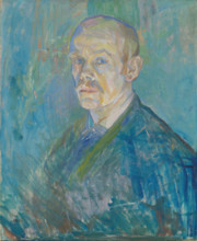 Self-Portrait, 1905. Creator: Oluf Wold-Torne.