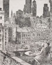 New York Spring 1931, 1931. Creator: Frederick Childe Hassam.