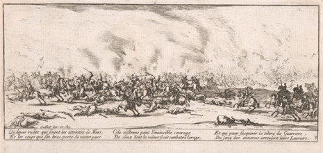 La Bataille (The Battle), 1633. Creator: Jacques Callot.