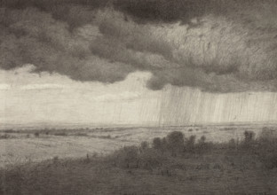 Summer Shower, 1921. Creator: Bolton Coit Brown.