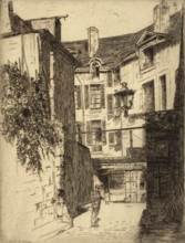 Cour de Rohan, c1900-1938. Creator: George Charles Aid.