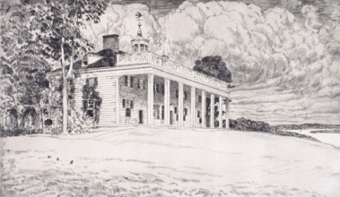 Mount Vernon, 1932. Creator: Frederick Childe Hassam.