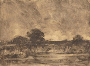 River Landscape, about 1885. Creator: Willis Seaver Adams.