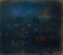 Baltimore Nocturne, c1900-1946. Creator: Glen Cooper Henshaw.