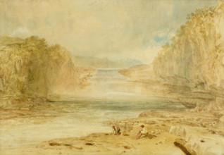 Aysgarth Force, Richmondshire, 1817. Creator: JMW Turner.