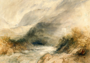 Llanthony Abbey, Monmouthshire, 1834. Creator: JMW Turner.