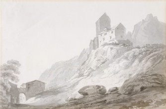 South Gate of Sargans, 1794-1797. Creators: JMW Turner, Thomas Girtin.