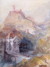 Cochem on the Mosel, 1839. Creator: JMW Turner.