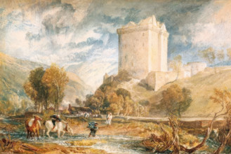 Borthwick Castle, 1818. Creator: JMW Turner.