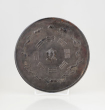 Mirror with zodiac and trigram designs, Song dynasty (960-1279). Creator: Unknown.