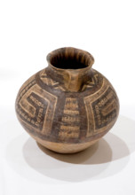 Jar with hatched and rectangular meander design, about 2200-2000 B.C.E.. Creator: Unknown.