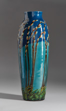 Willow Catkin Vase, about 1897. Creator: Max Laeuger.