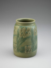 Vase, about 1911-1931. Creators: Overbeck Pottery, Elizabeth Gray Overbeck, Hannah Borger Overbeck.