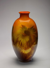 Vase, 1898. Creators: Rookwood Pottery, Matthew Andrew Daly.