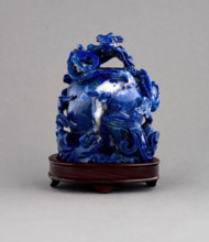 Dragon and Phoenix bowl with stand, date unknown. Creator: Unknown.