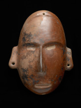 Burial mask, 200 BCE-300 CE. Creator: Unknown.