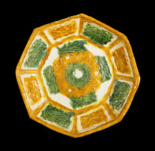 Octagonal dish, 907-1125. Creator: Unknown.