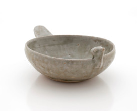 Shallow dish with bird head and tail, 265-316. Creator: Unknown.