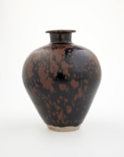 Jar with spotted glaze, 1100s. Creator: Unknown.