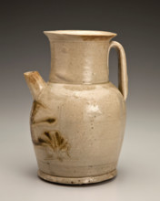 Ewer with foliage and bird design, 800s. Creator: Unknown.