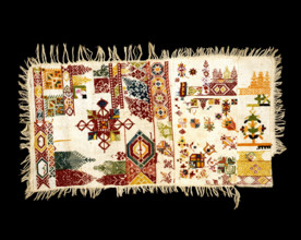 Embroidery Sampler (Chelliga), mid-19th century. Creator: Unknown.