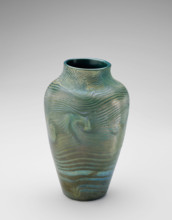 Vase, about 1892-1901. Creator: Tiffany Glass.