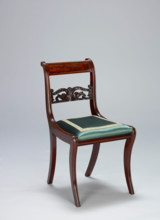 Side chair, about 1810. Creator: Unknown.