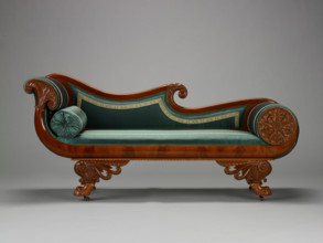 Grecian couch, about 1825-1835. Creator: Unknown.