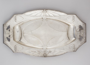 Juventa Meat Platter, about 1902-1908. Creators: Hans Peter, Juventa Metalware.