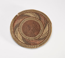 Lid for basket, 1870-1885. Creator: Unknown.