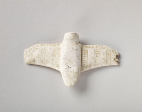 Ivory seagull effigy pendant, 1000 BCE-1500 CE. Creator: Unknown.