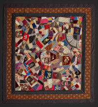 Crazy Quilt, about 1885. Creator: Unknown.