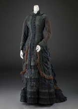 Mourning Dress, about 1875. Creator: Unknown.