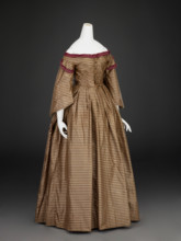 Dress, 1860s. Creator: Unknown.