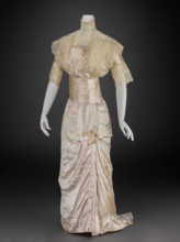 Wedding Dress (Dress, Cummerbund), 1913. Creator: Unknown.