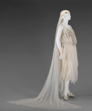 Wedding Dress with Veil, 1920. Creator: George Phillip Meier.