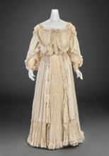 Wedding Dress (Bodice, Skirt), 1903. Creator: Unknown.