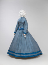 Dress, 1865-1867. Creator: Unknown.